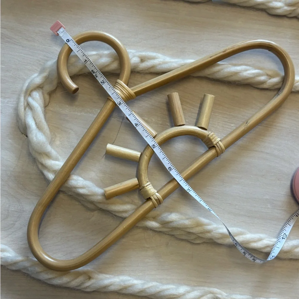 Ellie & Becks Co. Handmade Kids SUNNY RATTAN Hangers Set of 3